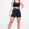 Black Body Contouring - High Waisted Booty Shorts