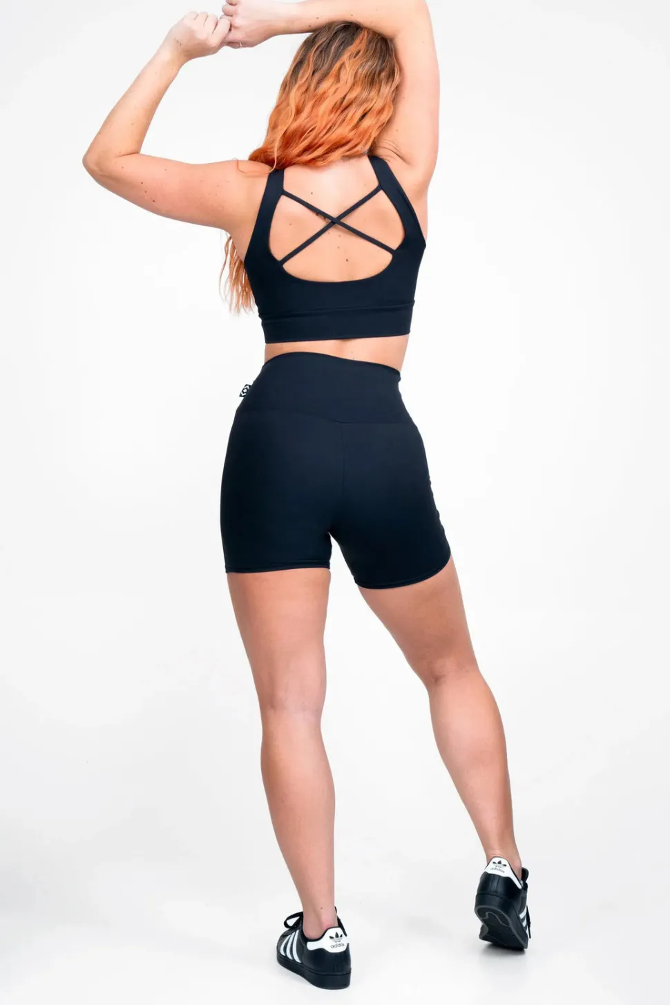Black Body Contouring - High Waisted Booty Shorts