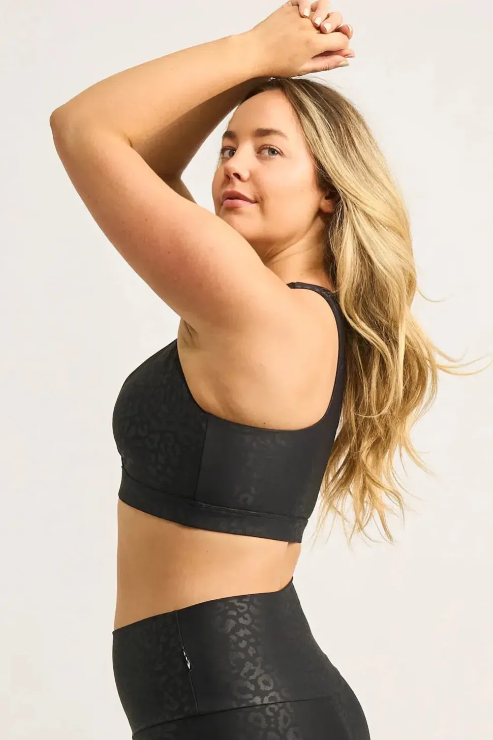 Black Exotic Touch Jag - Cross Over Crop