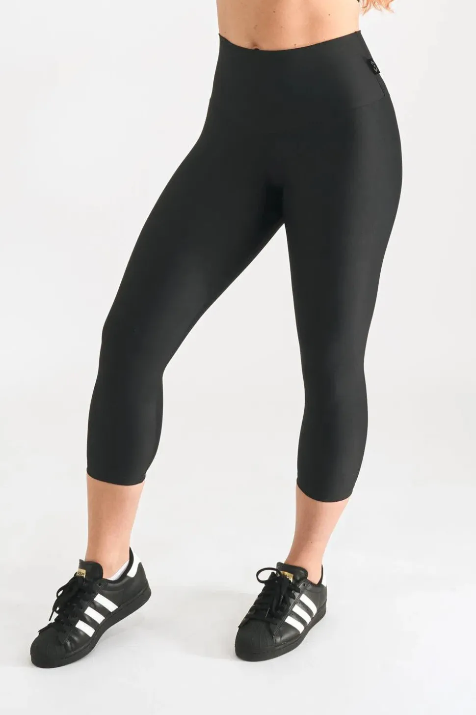 Black Performance - Booty Scrunch High Waisted Capri Leggings