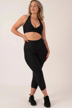 Black Performance - Double Booty Scrunch High Waisted Capri Leggings