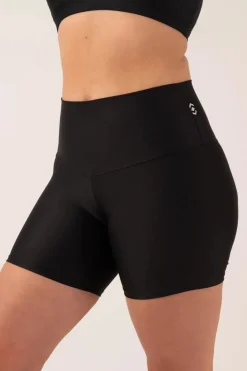 Black Performance - High Waisted Booty Shorts