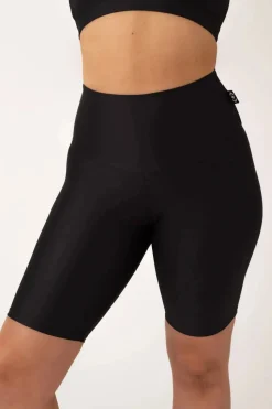 Black Performance - High Waisted Long Shorts