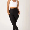 Black Performance - Panel Pocket Extra High Waisted 7/8 Leggings