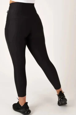 Black Performance - Panel Pocket Extra High Waisted 7/8 Leggings