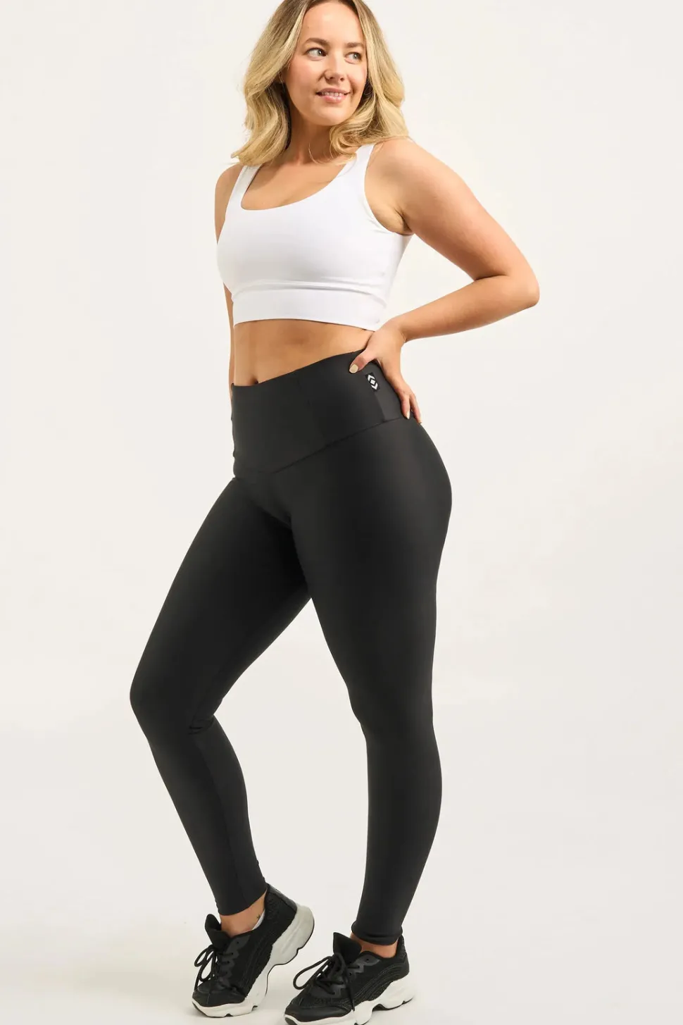 Black Performance - Tummy Control High Waisted Leggings
