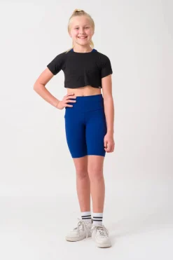 Body Contouring Kids Long Shorts - Dark Navy