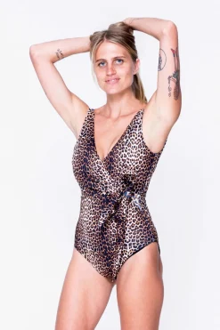 Body Contouring Wrap One Piece W/ Extra Coverage Bottoms - Jag Swag
