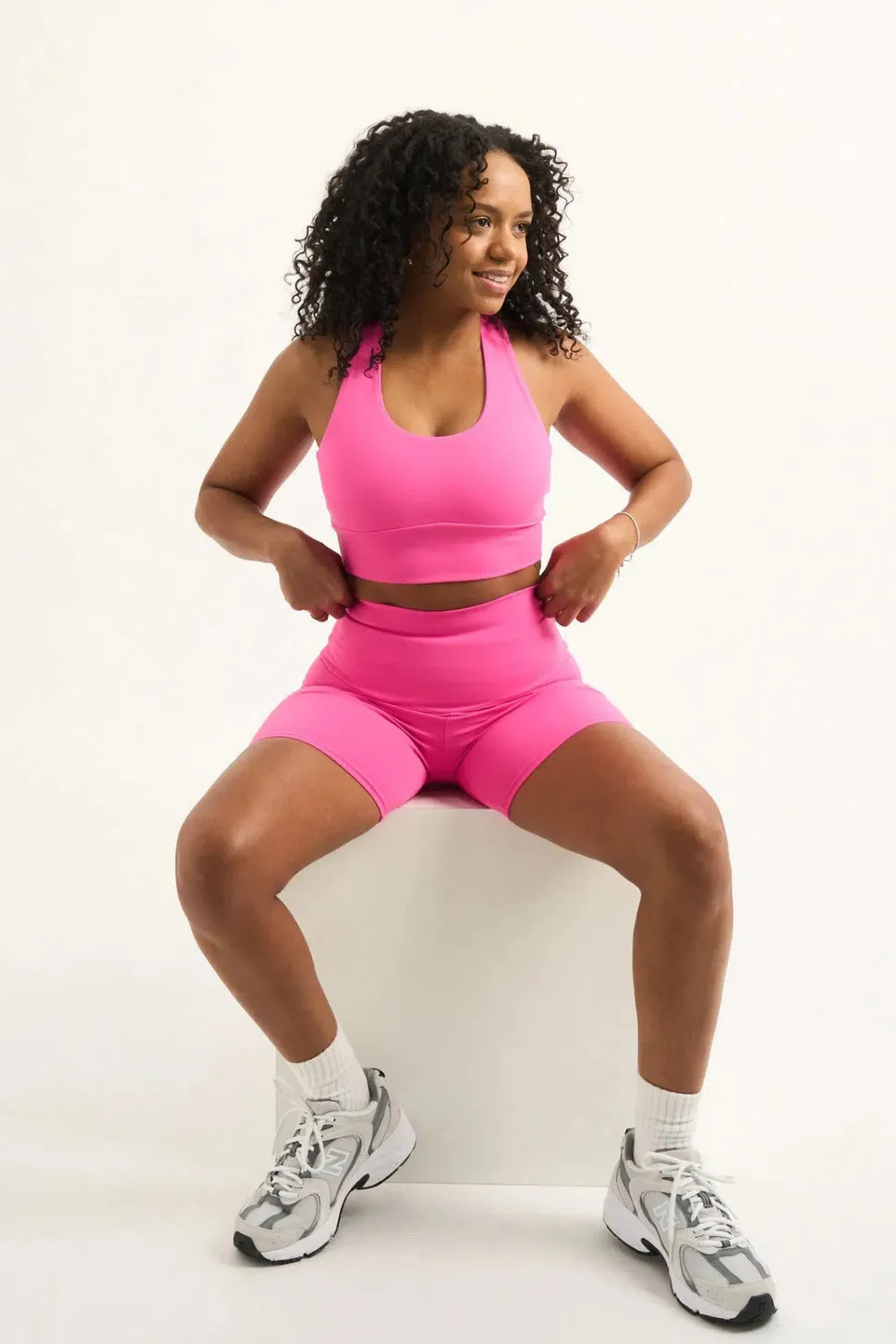 Candy Pink Body Contouring - High Waisted Booty Shorts
