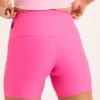 Candy Pink Performance - High Waisted Booty Shorts