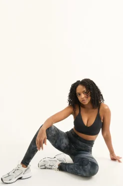 Dark and Moody Tie Dye Body Contouring - Extra High Waisted Leggings