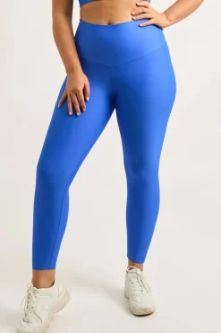 Electric Blue Performance - High Waisted 7/8 Leggings