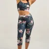 Exotic At Heart Performance - Panel Pocket High Waisted Capri Leggings