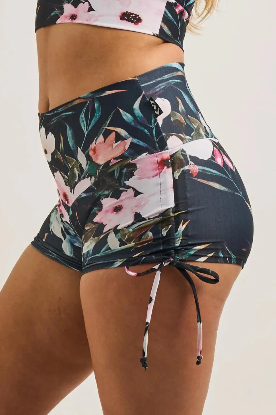 Exotic at Heart Performance - High Waisted Tie Side Booty Shorts