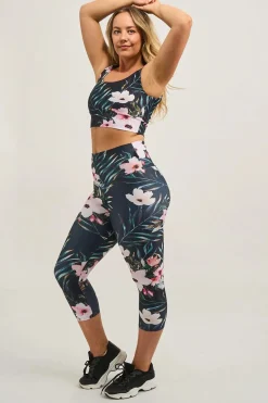 Exotic At Heart Performance - Double Booty Scrunch High Waisted Capri Leggings