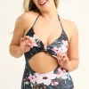Exotic At Heart Silky - Reversible Bralette One Piece W/ Extra Coverage Bottoms