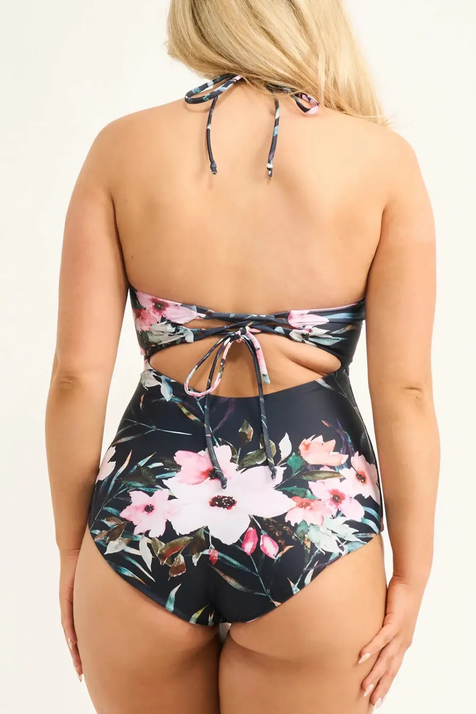 Exotic At Heart Silky - Reversible Bralette One Piece W/ Extra Coverage Bottoms