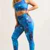Imagine Nation Performance - Panel Pocket Drawstring High Waisted Leggings