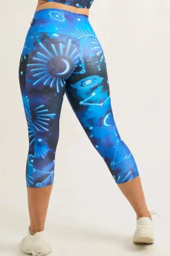 Imagine Nation Performance - Panel Pocket High Waisted Capri Leggings