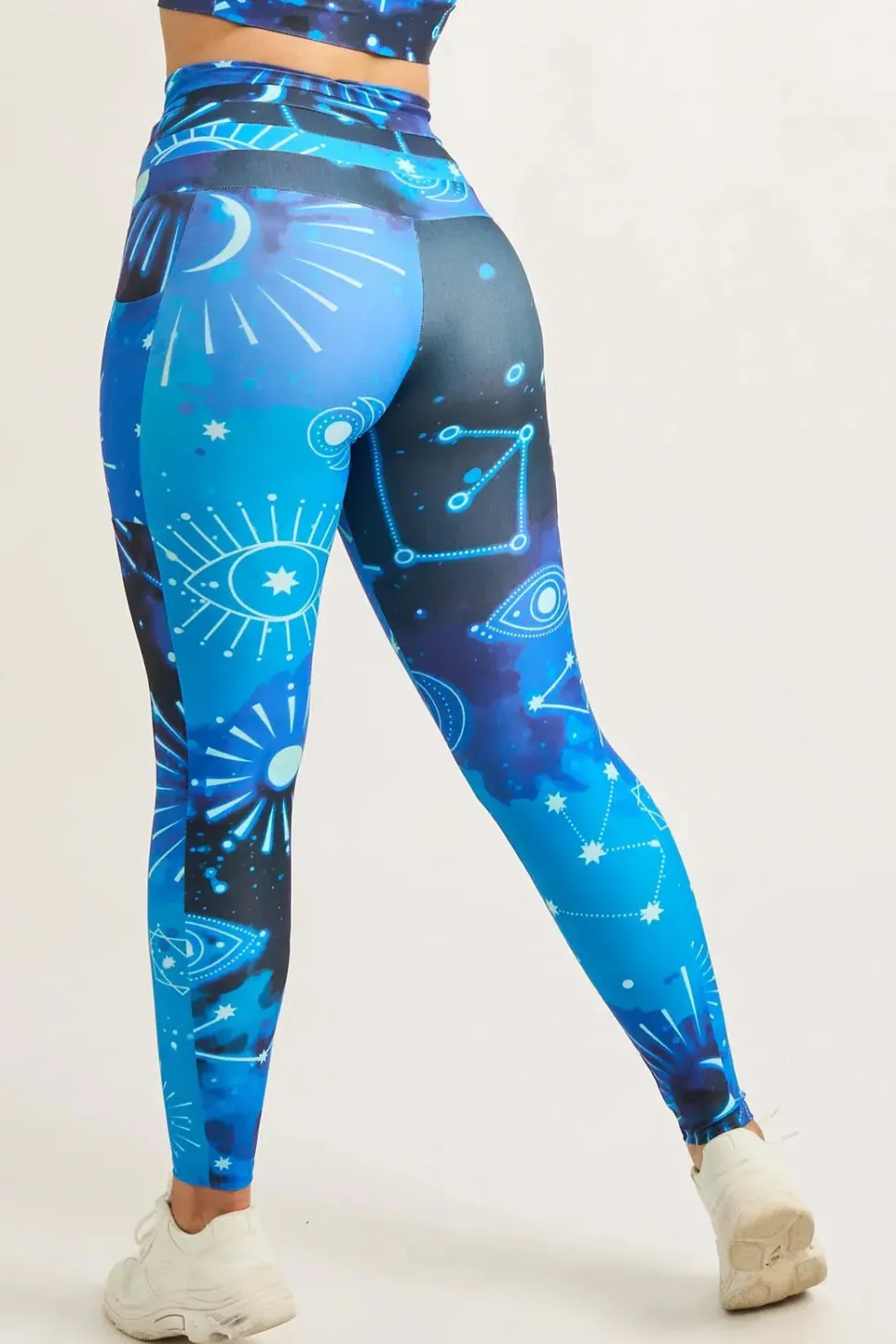 Imagine Nation Performance - Panel Pocket Drawstring High Waisted Leggings