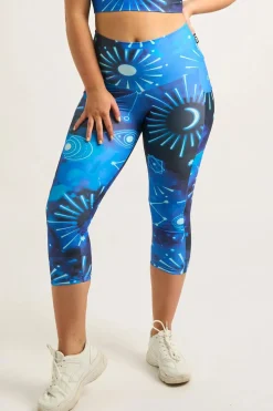 Imagine Nation Performance - Panel Pocket High Waisted Capri Leggings