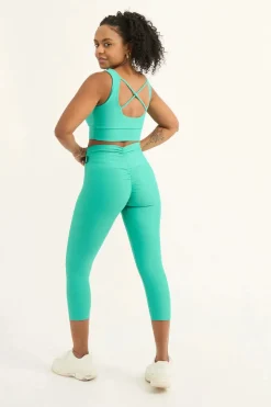 Jade Performance - Double Booty Scrunch High Waisted Capri Leggings