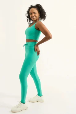 Jade Performance - Drawstring High Waisted Leggings
