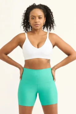 Jade Performance - High Waisted Booty Shorts