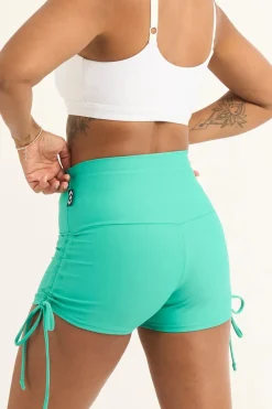 Jade Performance - High Waisted Tie Side Booty Shorts