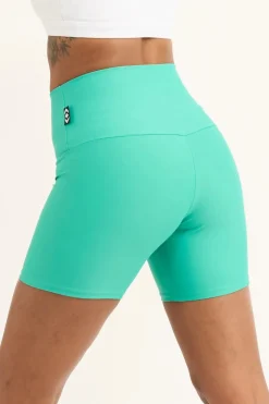 Jade Performance - High Waisted Booty Shorts