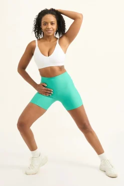 Jade Performance - High Waisted Booty Shorts
