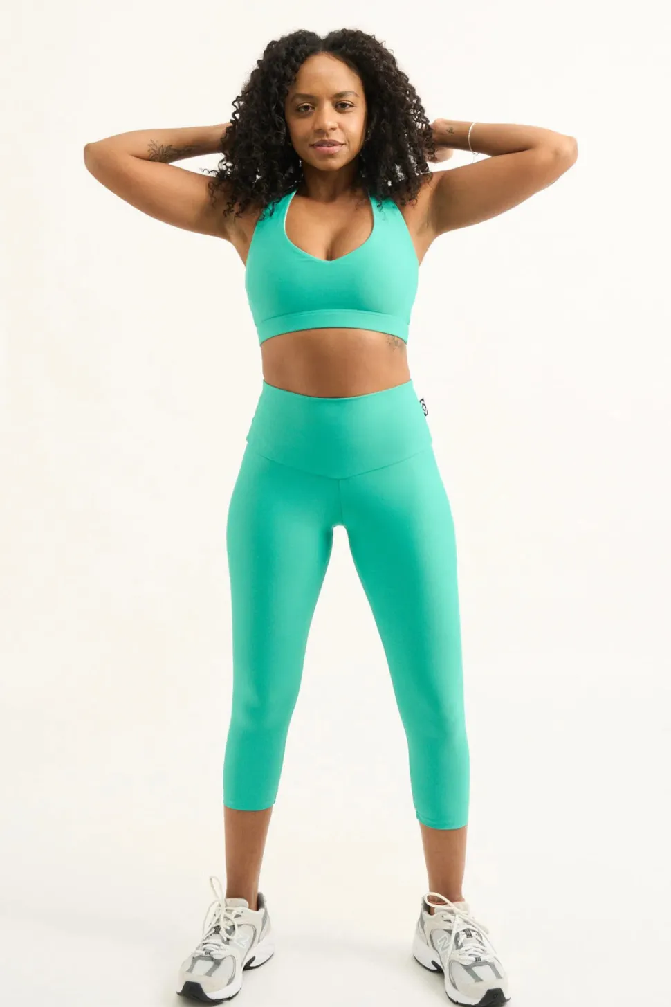 Jade Performance - High Waisted Capri Leggings