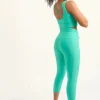 Jade Performance - Panel Pocket Drawstring Capri Leggings