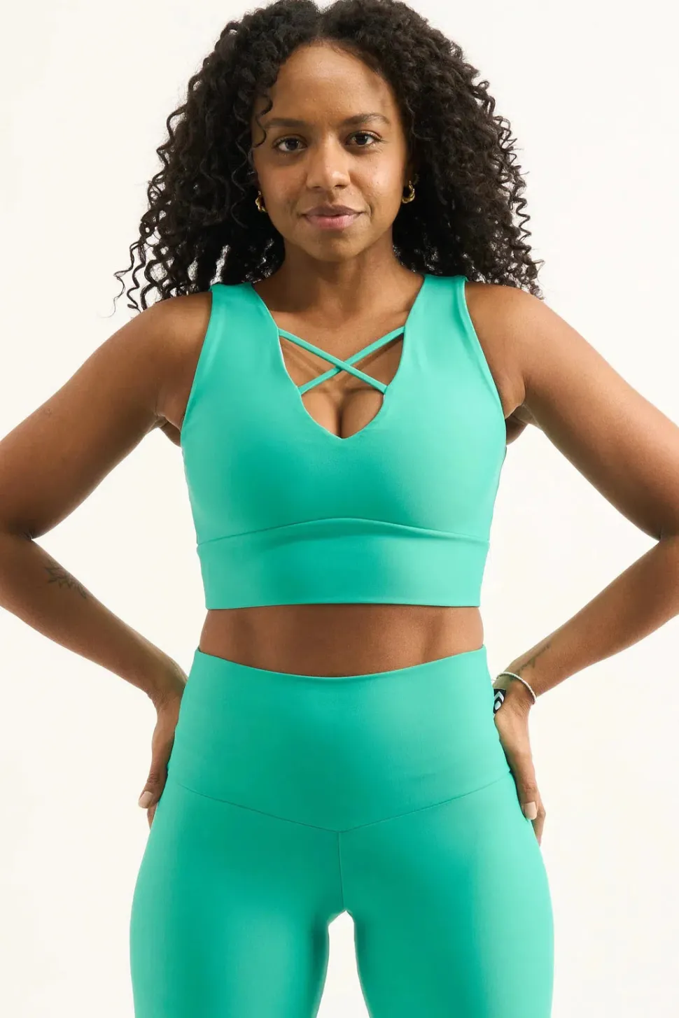 Jade Performance - Reversible Comfort Crop Top