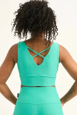 Jade Performance - Reversible Comfort Crop Top
