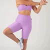 Lilac Performance - Extra High Waisted Long Shorts