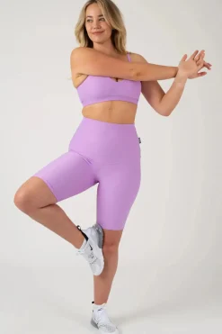 Lilac Performance - Extra High Waisted Long Shorts