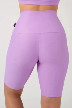 Lilac Performance - Extra High Waisted Long Shorts