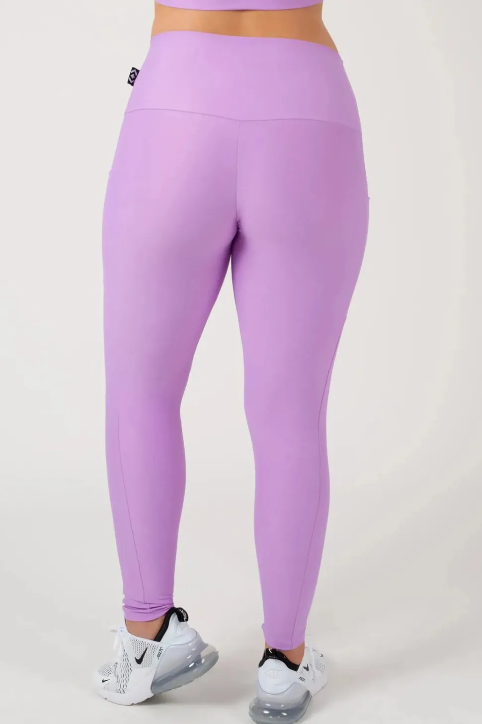 Lilac Performance - Panel Pocket High Waisted Leggings