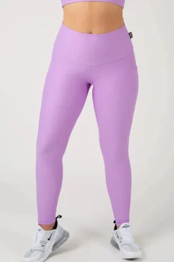 Lilac Performance - Panel Pocket High Waisted Leggings