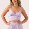 Lilac Spot Modal - Lounge Bralette