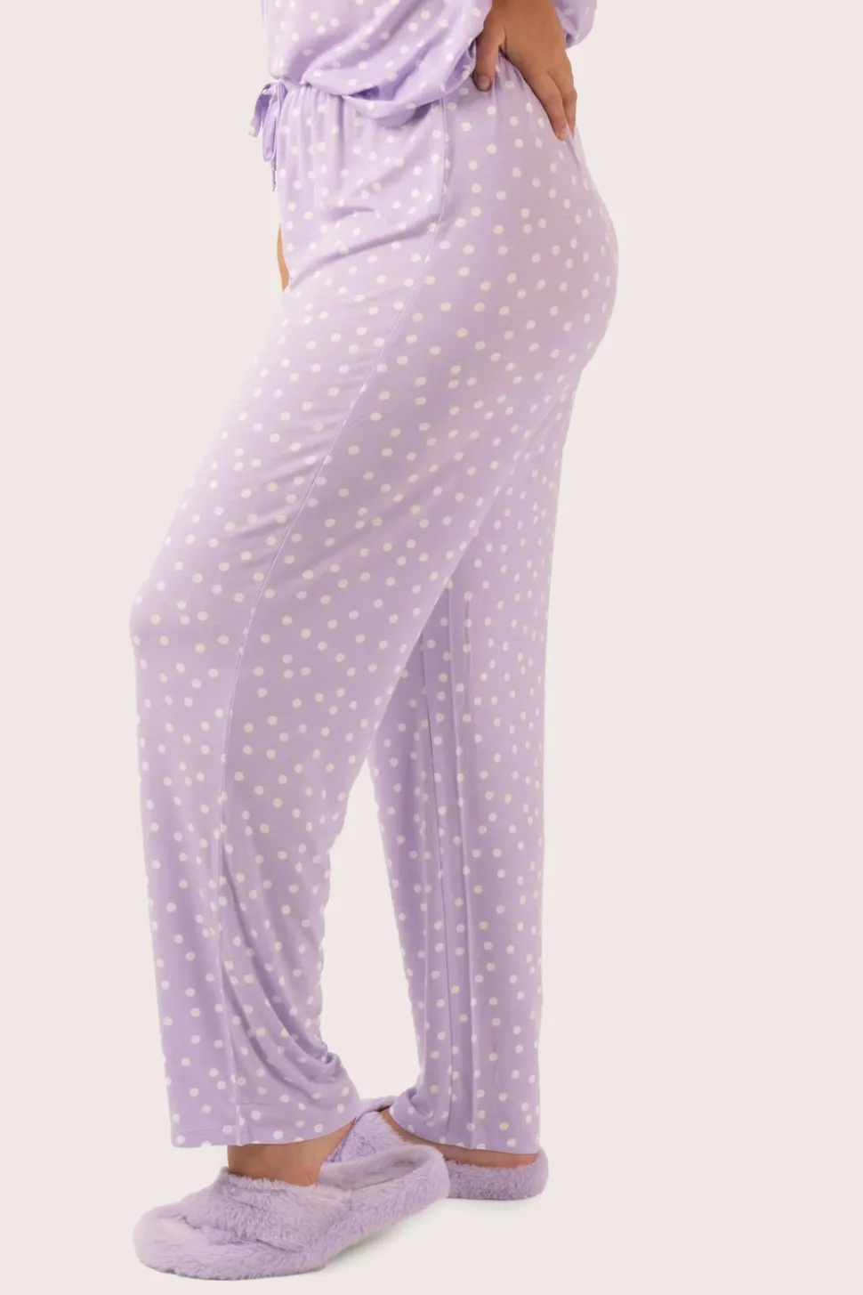 Lilac Spot Modal - Lounge Pant