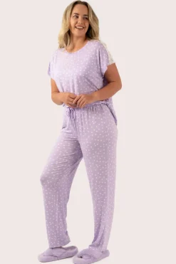 Lilac Spot Modal - Lounge Pant
