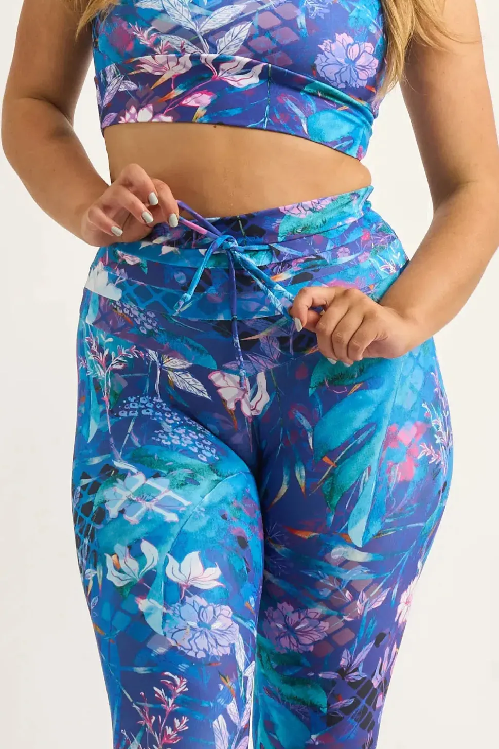 Mermaid Mafia Performance - Drawstring High Waisted Leggings