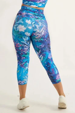 Mermaid Mafia Performance - Pocket Booty Shaper Drawstring Capri Leggings