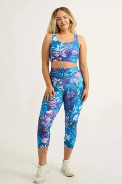 Mermaid Mafia Performance - Pocket Booty Shaper Drawstring Capri Leggings