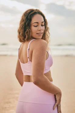 Pastel Pink Performance - Bralette Crop