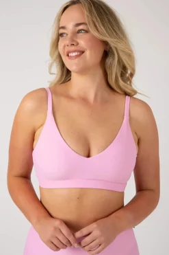 Pastel Pink Performance - Bralette Crop