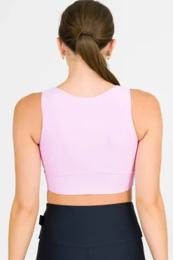 Pastel Pink Performance - Reversible Comfort Crop Top