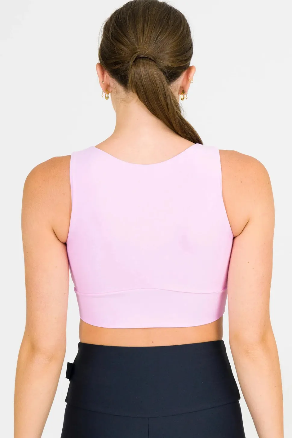 Pastel Pink Performance - Reversible Comfort Crop Top